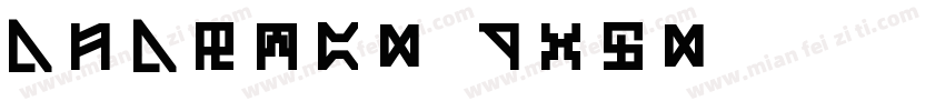 AVANTGD Bold字体转换